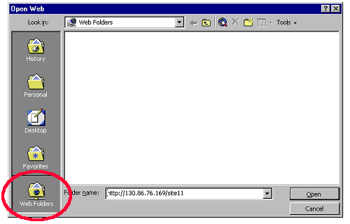 Open Web Dialog